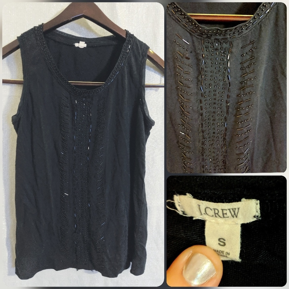 J. Crew Embellished Top